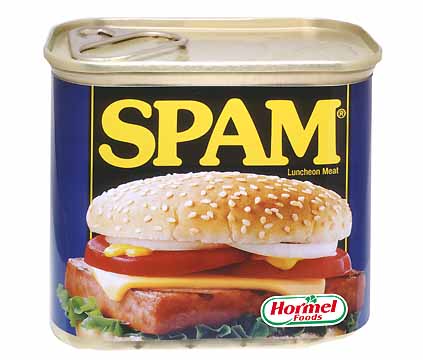 Spam, a tin of