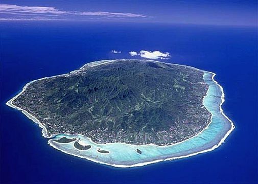 rarotonga, cook islands, south pacific